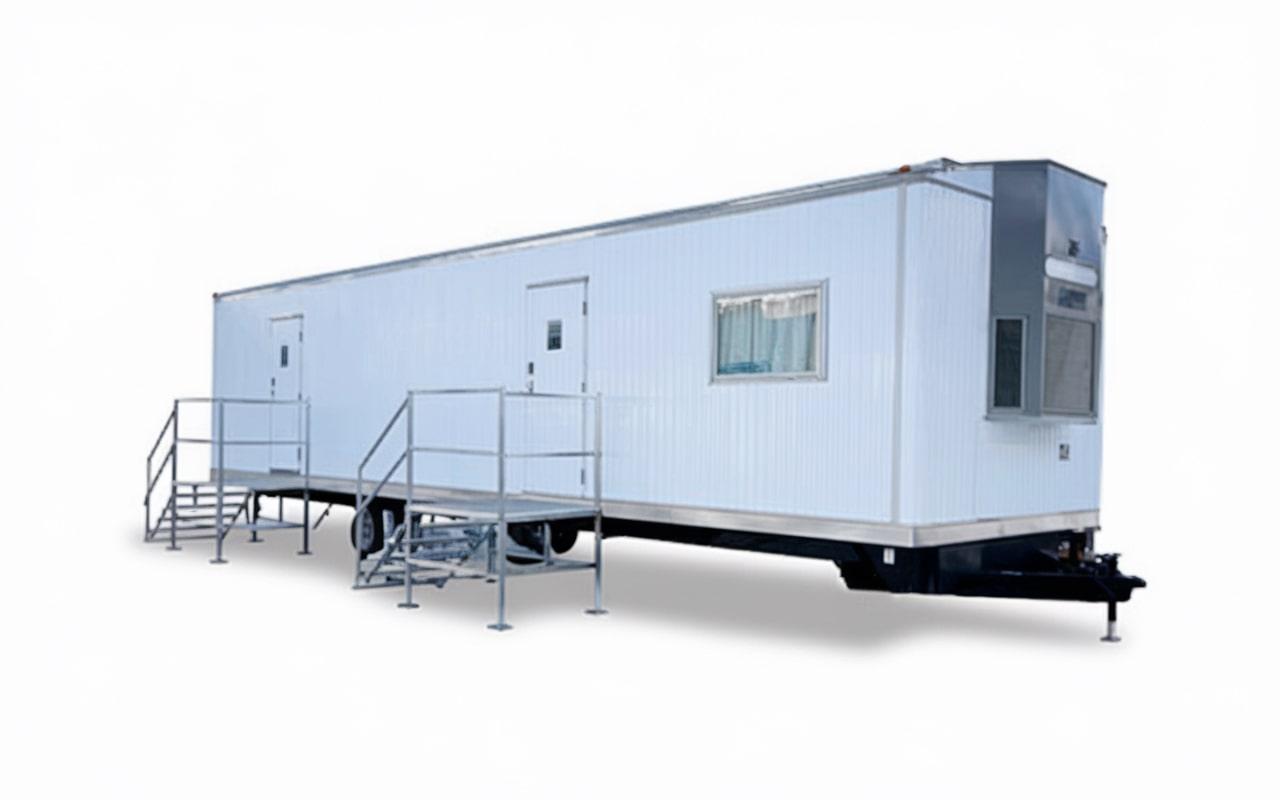 office trailers can be relocated to a different site if needed